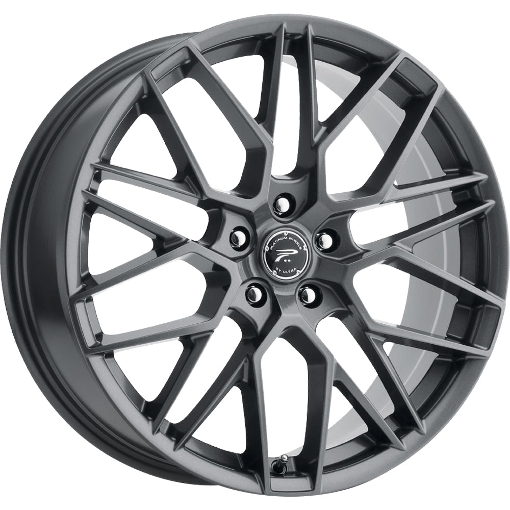 Platinum Retribution Gloss Gunmetal Wheel