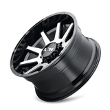 Ion 143 20x9 +18 Gloss Black Machined premium heavy-duty truck wheel