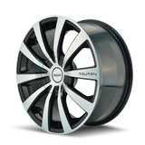 Touren TR3 3130 18x8 +20 Gloss Black Machined premium Euro wheel