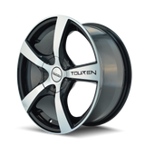 Touren TR9 3190 16x7 gloss black machined premium Euro wheel