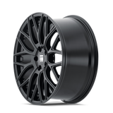 Touren TR76 17x8 Gloss Black 5x108 premium Euro wheel for Volvo and Land Rover