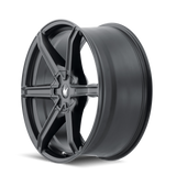 Mazzi Stilts 371 24x9.5 +18 Matte Black premium aftermarket wheel