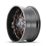 Mayhem COGENT 8107 Gloss Black Milled Prism Red