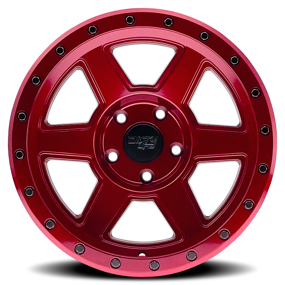 Dirty Life COMPOUND 9315 18x9 Crimson Candy Red -12mm – TFS Wheels