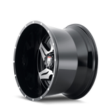American Truxx NINJA AT163 Gloss Black Milled
