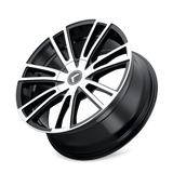 Kraze Spectra KR183 18x8 Gloss Black Machined 5x110 5x127 premium Euro wheel