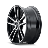 Kraze Lusso KR190 20x8.5 Gloss Black Machined premium wheel 5x115