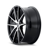 Kraze Turismo 193 18x8 +40 gloss black machined premium Euro wheel
