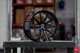 Vossen HF-3 20x9 +32 Double Tinted Gloss Black premium Euro wheel