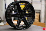 Vossen HF6-2 20x9.5 +15 Gloss Black premium 6x135 truck wheel