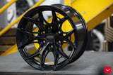 Vossen HF6-4 20x9.5 Satin Black premium truck wheel
