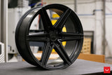 Vossen HF6-2 20x9.5 +15 Satin Black premium truck wheel