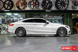 Vossen HF-2 19x8.5 +30 Brushed Gloss Black premium Euro wheel