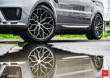 Vossen HF-2 19x8.5 +30 Brushed Gloss Black premium Euro wheel
