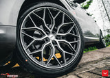 Vossen HF-2 19x8.5 +30 Brushed Gloss Black premium Euro wheel