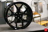 Vossen HF-5 19x8.5 +30 Gloss Black premium Euro wheel