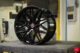 Vossen HF-7 19x8.5 +30 Gloss Black premium Euro wheel