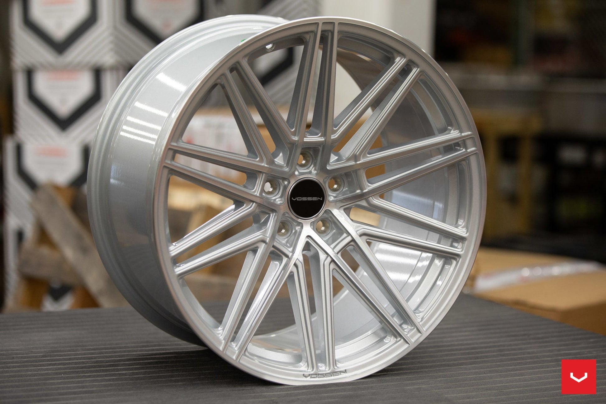 Vossen CV10 Silver Polished