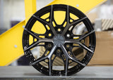 Vossen HF6-4 17x9 0mm Tinted Gloss Black