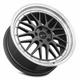 Vors VR8 Hyper Black Machine Lip Chrome Rivet