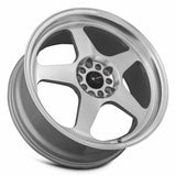 Vors SP1 19x8.5 +35 Silver Machine Face Lip premium Euro wheel