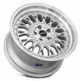 ARC AR1 18x9.5 Silver Machine Face Lip Chrome Rivet premium Euro wheel
