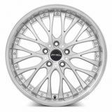 ARC AR6 18x8 +30 Silver Machine Face Lip Chrome Rivet 5x115 premium wheel