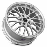 ARC AR6 18x8 +30 Silver Machine Face Lip Chrome Rivet 5x115 premium wheel