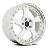 Vors VR2 White Machine Lip Gold Rivet
