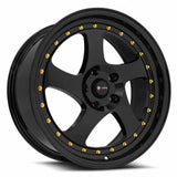 Vors VR2 All Black Gold Rivet