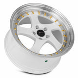 Vors VR2 White Machine Lip Gold Rivet