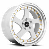 Vors VR2 White Machine Lip Gold Rivet