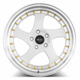 Vors VR2 White Machine Lip Gold Rivet