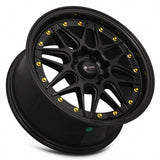 Vors VR7 All Black Gold Rivet