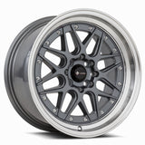Vors VR7 Gun Metal Machine Lip Chrome Rivet