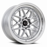 Vors VR7 Silver Machine Face Lip Chrome Rivet