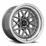 Vors VR7 Gun Metal Machine Lip Chrome Rivet