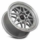 Vors VR7 Silver Machine Face Lip Chrome Rivet