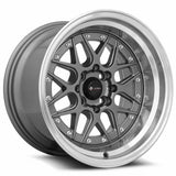 Vors VR7 Gun Metal Machine Lip Chrome Rivet