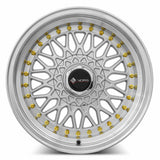 Vors VR3 Silver Machine Lip Gold Rivet