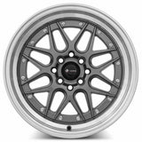 Vors VR7 Gun Metal Machine Lip Chrome Rivet