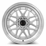 Vors VR7 Silver Machine Face Lip Chrome Rivet