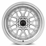 Vors VR7 Silver Machine Face Lip Chrome Rivet