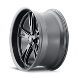 Ridler 606 22x9 +20 Matte Black premium aftermarket wheel