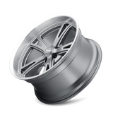 Ridler 606 Gloss Grey Machined