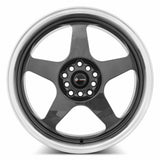 Vors SP1 18x8 Hyper Black Machine Lip premium Euro wheel