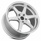 Vors TR37 19x8.5 +35 Silver Machine Face Lip premium Euro wheel