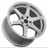 Vors TR37 19x9.5 +35 Silver Machine Face Lip premium Euro wheel