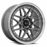 Vors VR7 Gun Metal Machine Lip Chrome Rivet