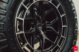 Vossen HFX-1 Gloss Black Machined Face 